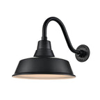 Millennium Lighting RCLWS14-SB Satin Black Classic Warehouse Shade Image 3