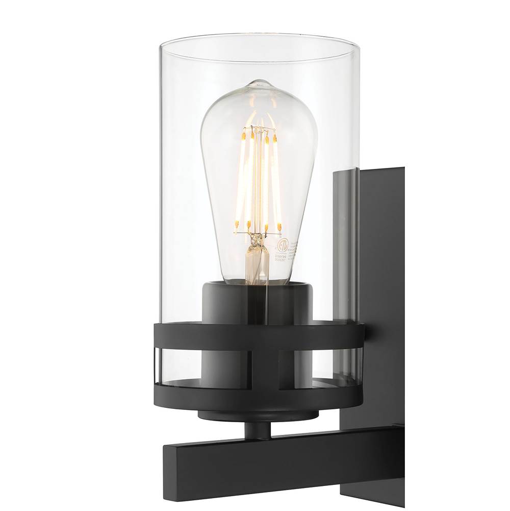 Millennium Lighting 91021-MB Matte Black Lunden  9.25'' High 1-light Wall Sconce Image 6
