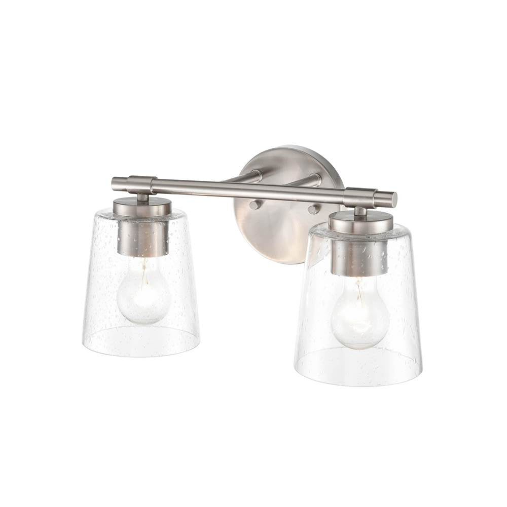 Millennium Lighting 8112-BN Brushed Nickel 2 Light Vanity Image 1