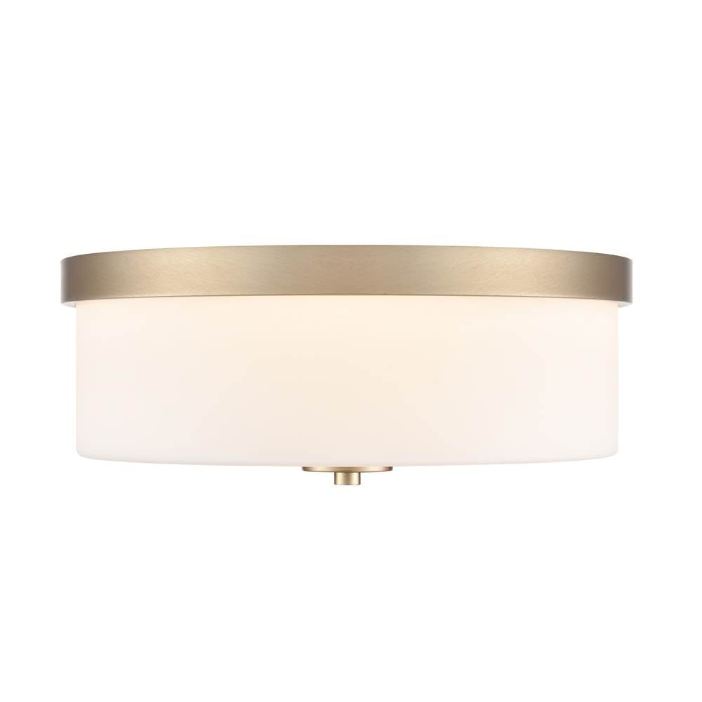 Millennium Lighting Laphia 13.25'' Wide 2-light Flushmount - Brushed Nickel