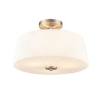 Millennium Lighting 214103-BN Brushed Nickel Laphia 15.75'' Wide 3-light Semi Flush - Brushed Nickel Image 1