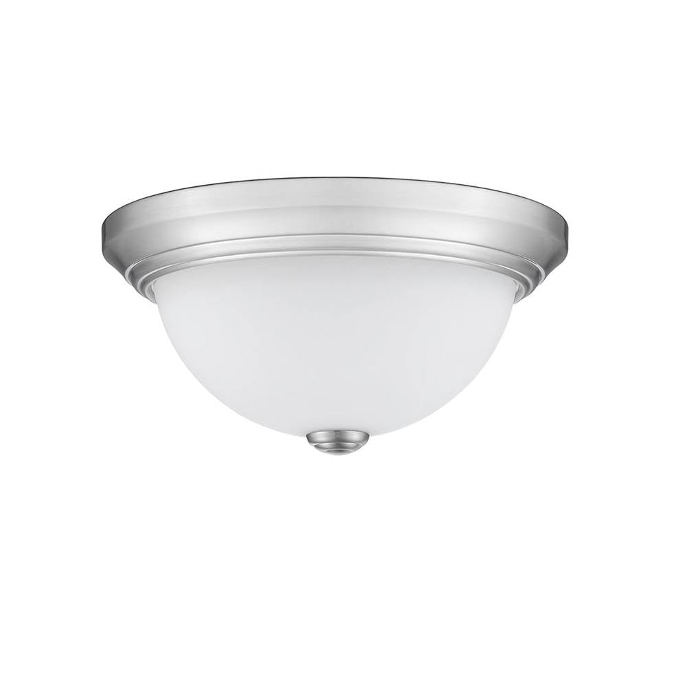 Millennium Lighting 4901-BN Brushed Nickel Flushmount Ceiling Light Image 2