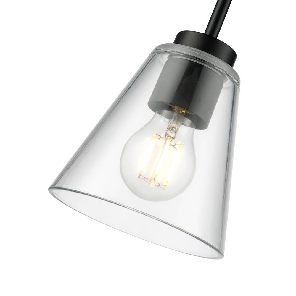 Millennium Lighting 64101-MB Matte Black Strayhan 5.75'' 1-light Mini Pendant - Matte Black Image 4