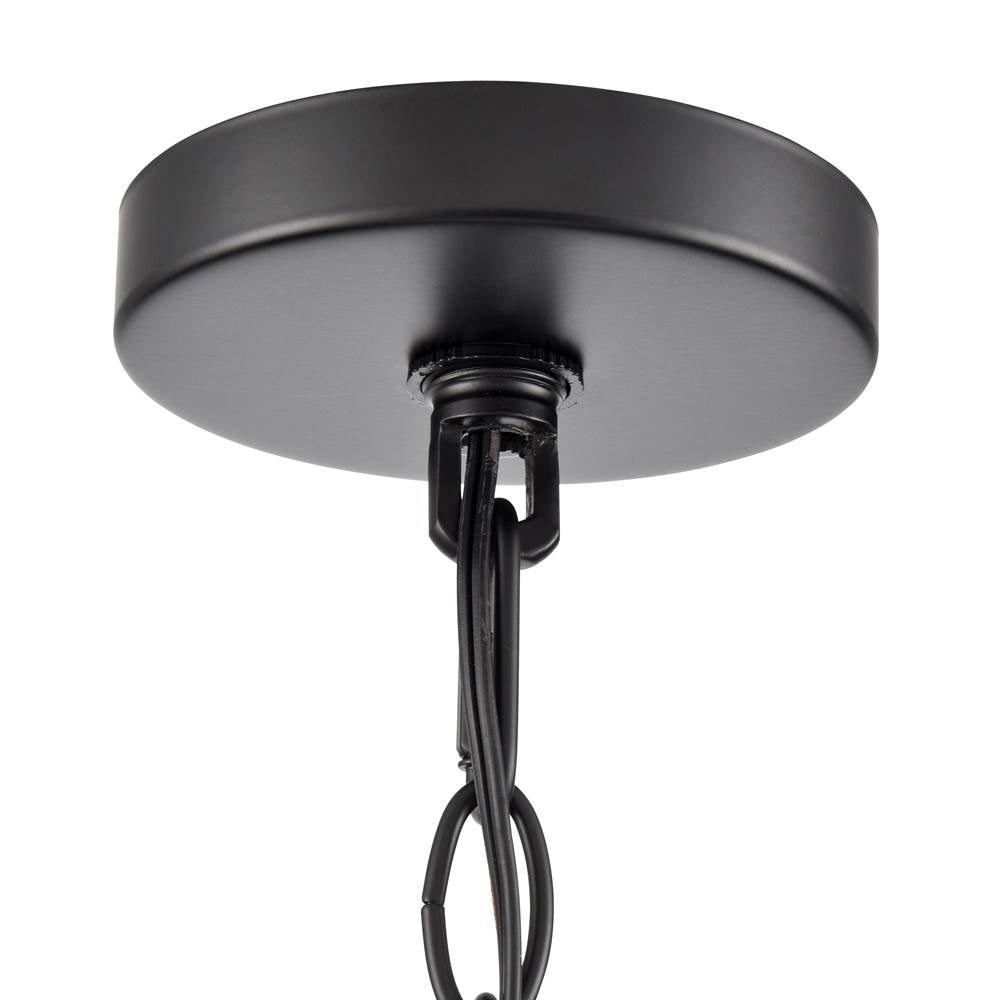 Millennium Lighting 9915-MB Matte Black Chastine 24'' Wide 5-light Chandelier - Matte Black Image 3