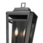 Millennium Lighting 193002-PBK Powder Coated Black Sumerlin 19'' High 2-light Outdoor Wall Sconce - Powder Coated Black Image 4