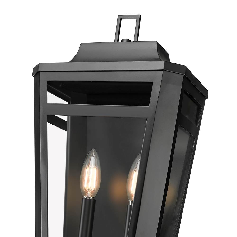 Millennium Lighting 193002-PBK Powder Coated Black Sumerlin 19'' High 2-light Outdoor Wall Sconce - Powder Coated Black Image 4