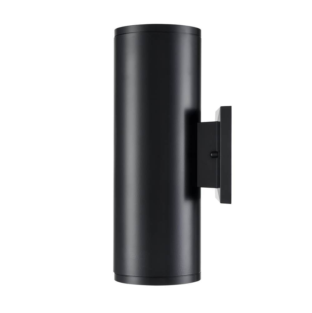 Millennium Lighting LED42102-PBK Powder Coated Black Led Outdoor Wall Sconce Image 4