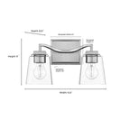Millennium Lighting 24002-PN Polished Nickel Vanity Image 2