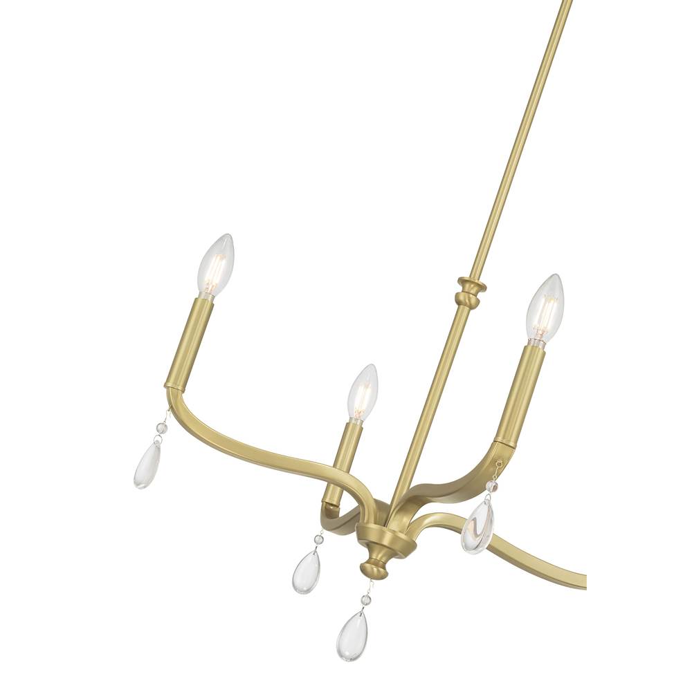 Millennium Lighting 220104-VB Vintage Brass Viremont 22'' Wide 4-light Chandelier Image 5