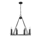 Millennium Lighting 46708-MB Matte Black Chandelier Ceiling Light Image 1