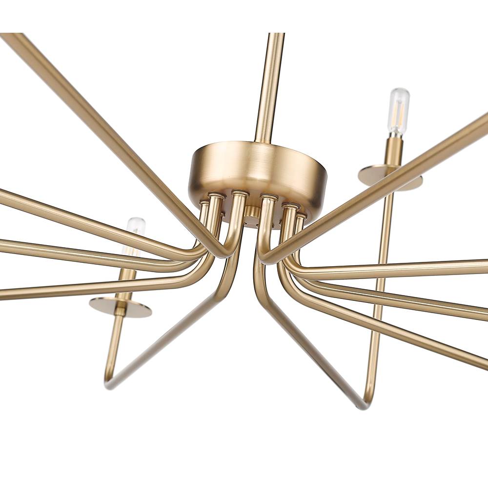 Millennium Lighting 12510-MG Modern Gold Chandelier Ceiling Light Image 3
