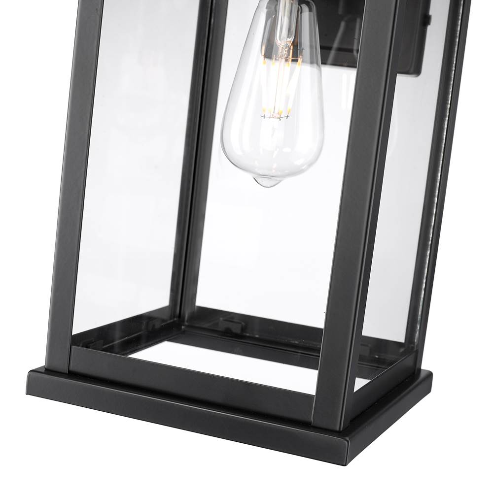 Millennium Lighting 4126-PBK Powder Coated Black Outdoor Wall Sconce Image 3