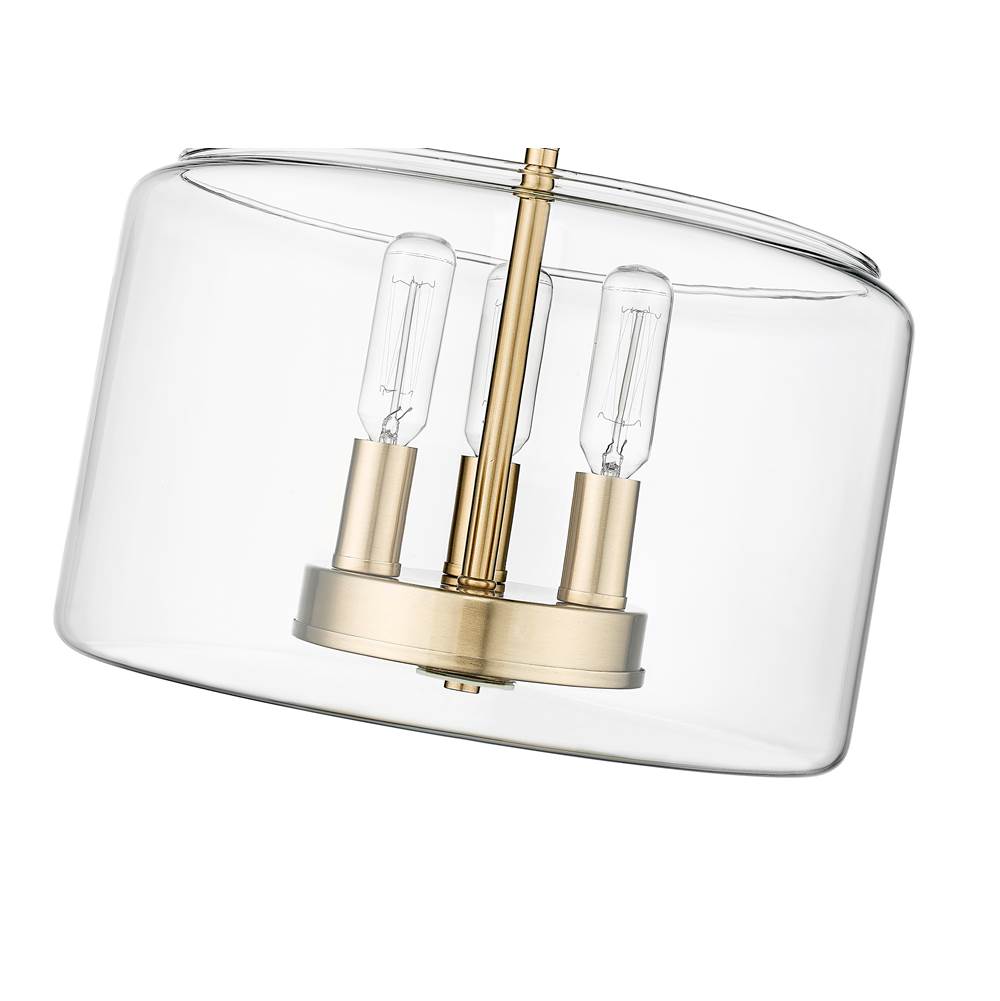 Millennium Lighting 46923-MG Modern Gold Semi-flush Ceiling Mount Image 2