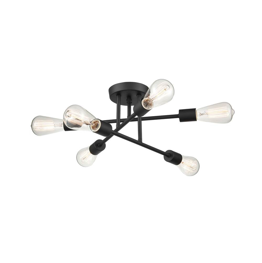 Millennium Lighting 4256-MB Matte Black Pendant Light Image 3