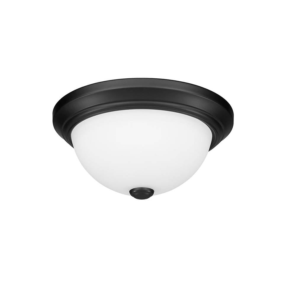 Millennium Lighting 4901-MB Matte Black Flushmount Ceiling Light Image 3