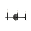 Millennium Lighting 25603-MB Matte Black Skyva 6'' High 3-light Vanity - Matte Black Image 1