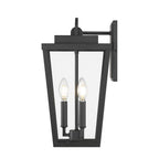 Millennium Lighting 68003-PBK Powder Coated Black Brenwick 17'' High 3-light Outdoor Lantern Image 7