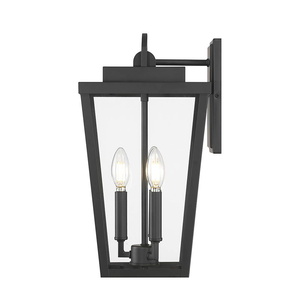 Millennium Lighting 68003-PBK Powder Coated Black Brenwick 17'' High 3-light Outdoor Lantern Image 7
