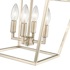 Millennium Lighting 3334-MG Modern Gold Semi-flush Ceiling Mount Image 3