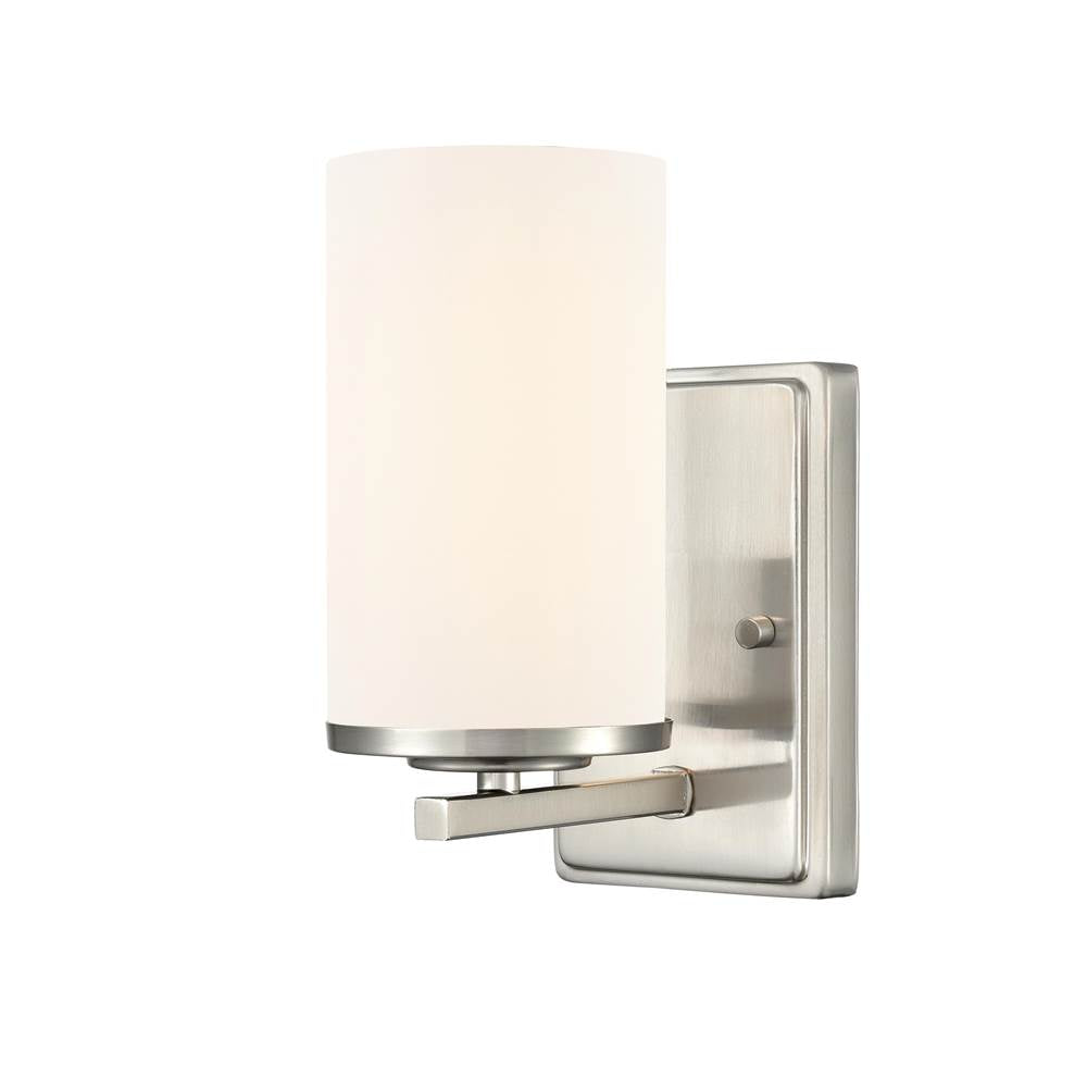 Millennium Lighting 2701WG-BN Brushed Nickel Verlana 8.75'' High 1-light Wall Sconce - Brushed Nickel Image 1