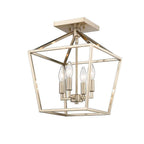 Millennium Lighting 3334-MG Modern Gold Semi-flush Ceiling Mount Image 2