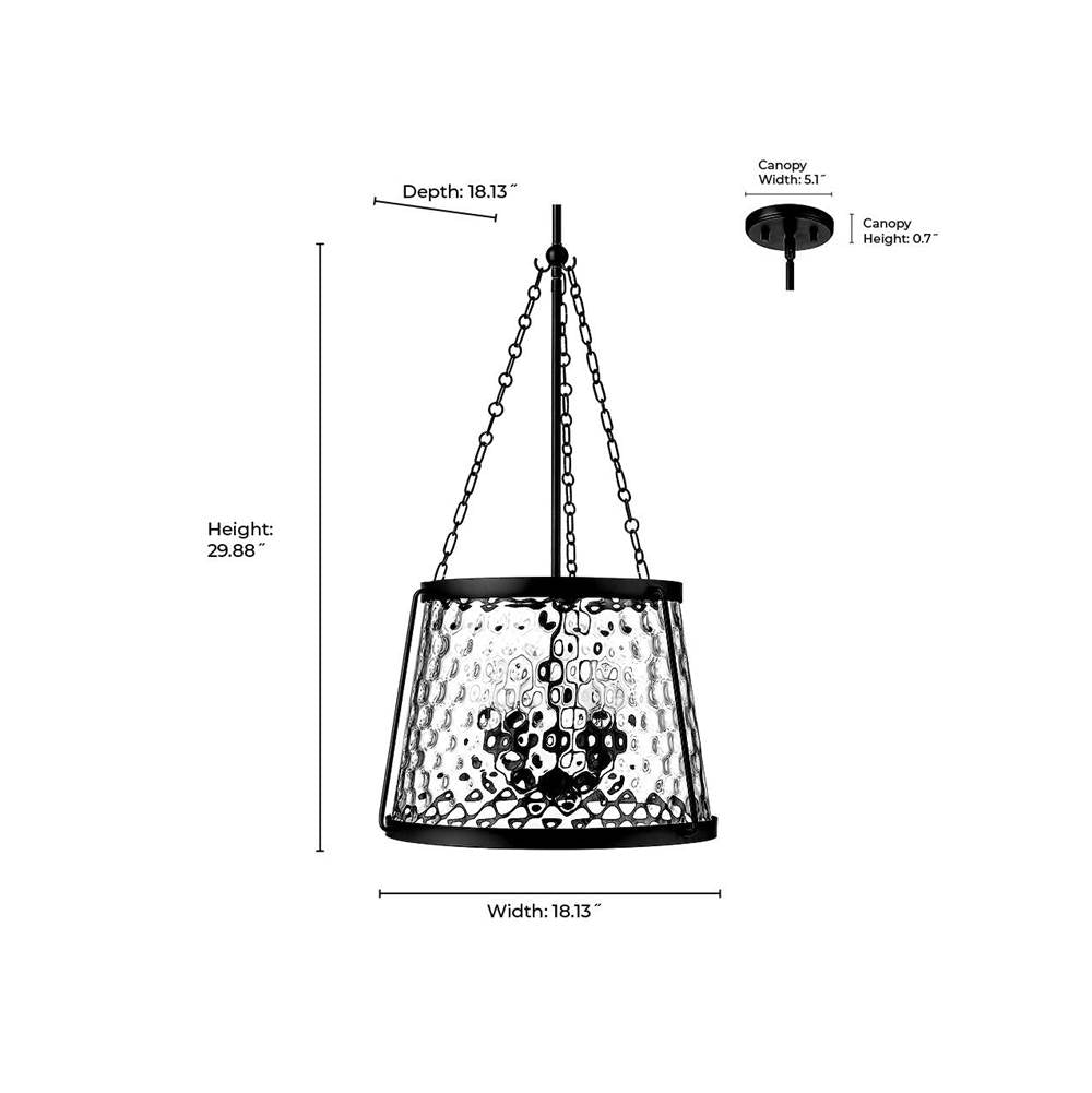 Millennium Lighting 20405-VB Vintage Brass Pendant Light Image 2