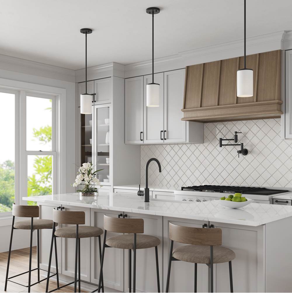Millennium Lighting 2711WG-MB Matte Black Verlana 5'' 1-light Mini Pendant - Matte Black Image 3