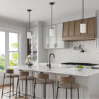 Millennium Lighting 2711WG-MB Matte Black Verlana 5'' 1-light Mini Pendant - Matte Black Image 3