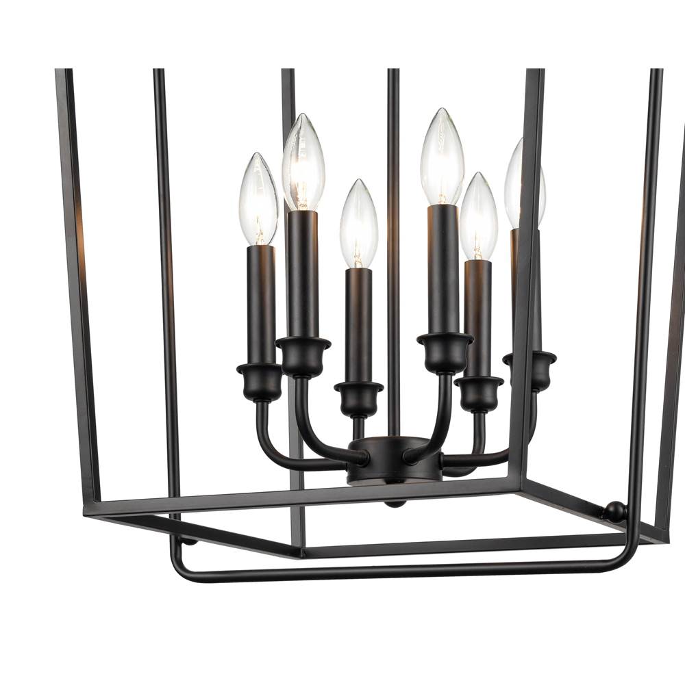 Millennium Lighting 3238-MB Matte Black Pendant Light Image 2