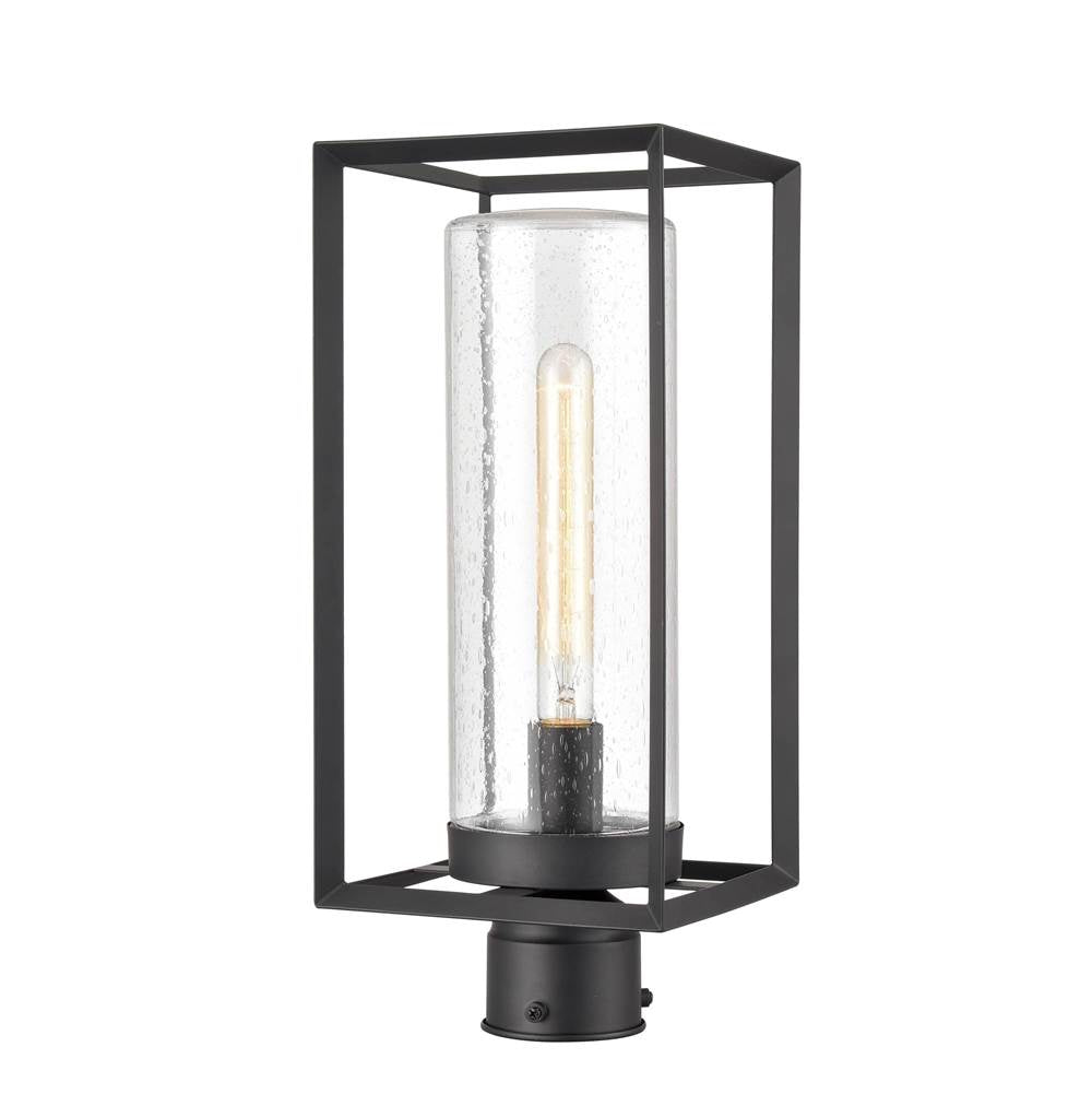 Millennium Lighting 4581-PBK Powder Coat Black Outdoor Post Lantern Image 3