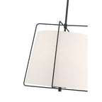 Millennium Lighting 919103-MB Matte Black Vellinor 20'' Wide 3-light Pendant Image 5