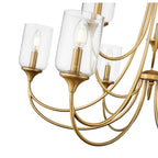 Millennium Lighting 22409-VB Vintage Brass Chandelier Ceiling Light Image 3