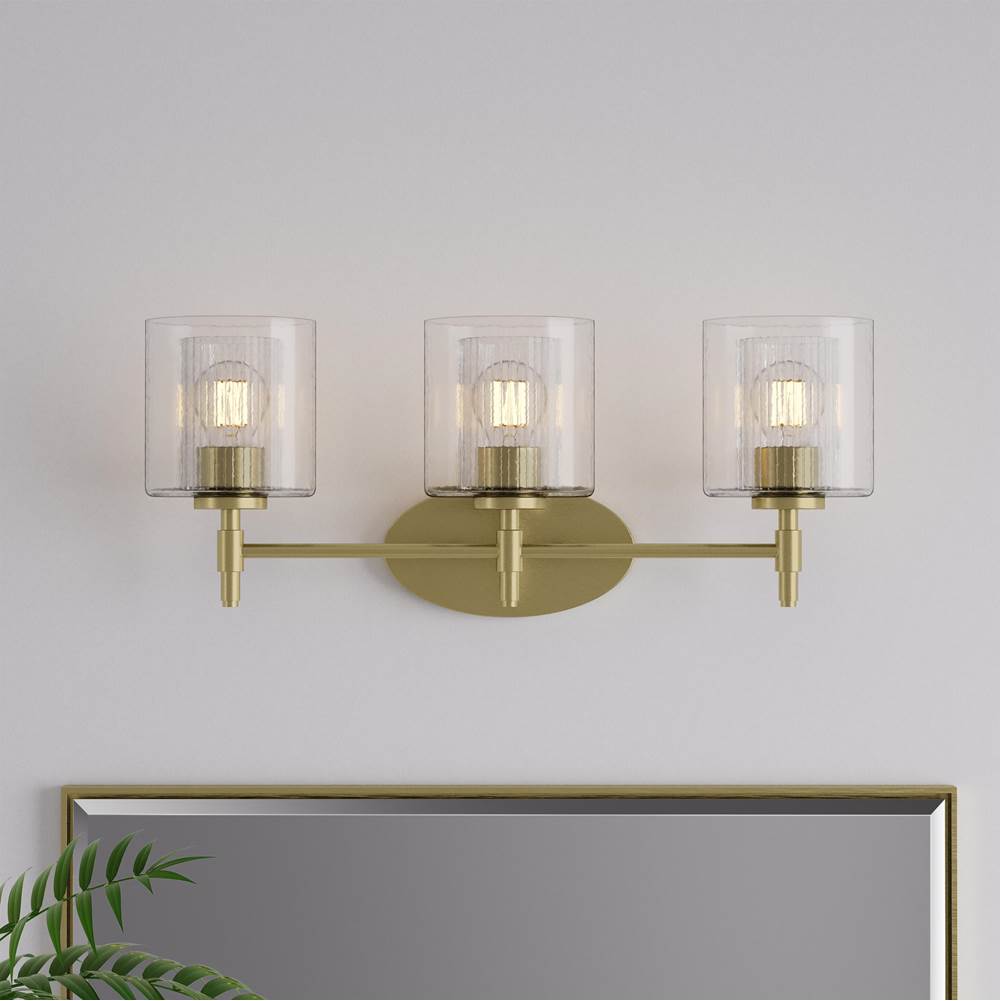 Millennium Lighting 270103-VB Vintage Brass Solventa 23.5'' Wide 3-light Vanity Image 4
