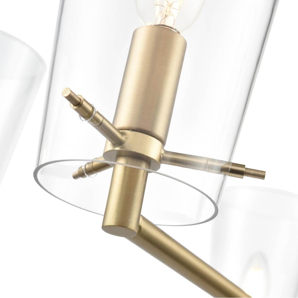Millennium Lighting 217005-VB Vintage Brass Maccan 31'' Wide 5-light Chandelier - Vintage Brass Image 5
