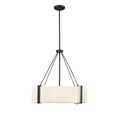 Millennium Lighting 28203-MB/WH Matte Black,White Pendant Light Image 1