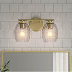 Millennium Lighting 9992-VB Vintage Brass Miravelle 14'' Wide 2-light Vanity Image 4