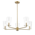 Millennium Lighting 217005-VB Vintage Brass Maccan 31'' Wide 5-light Chandelier - Vintage Brass Image 1