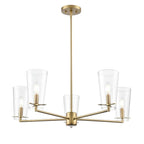 Millennium Lighting 217005-VB Vintage Brass Maccan 31'' Wide 5-light Chandelier - Vintage Brass Image 1