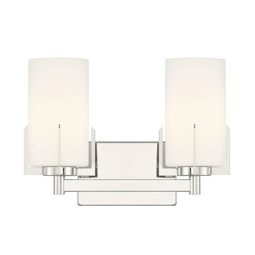 Millennium Lighting 65002-PN Polished Nickel Froselle 13.25'' Wide 2-light Vanity Image 6