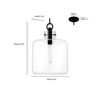 Millennium Lighting 20801-MB Matte Black Pendant Light Image 3