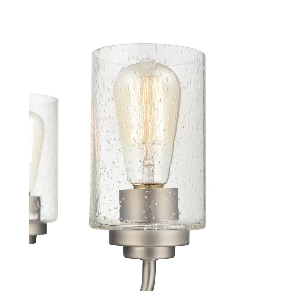 Millennium Lighting 9603-SN Satin Nickel Moven 18'' Wide 3-light Chandelier Image 2