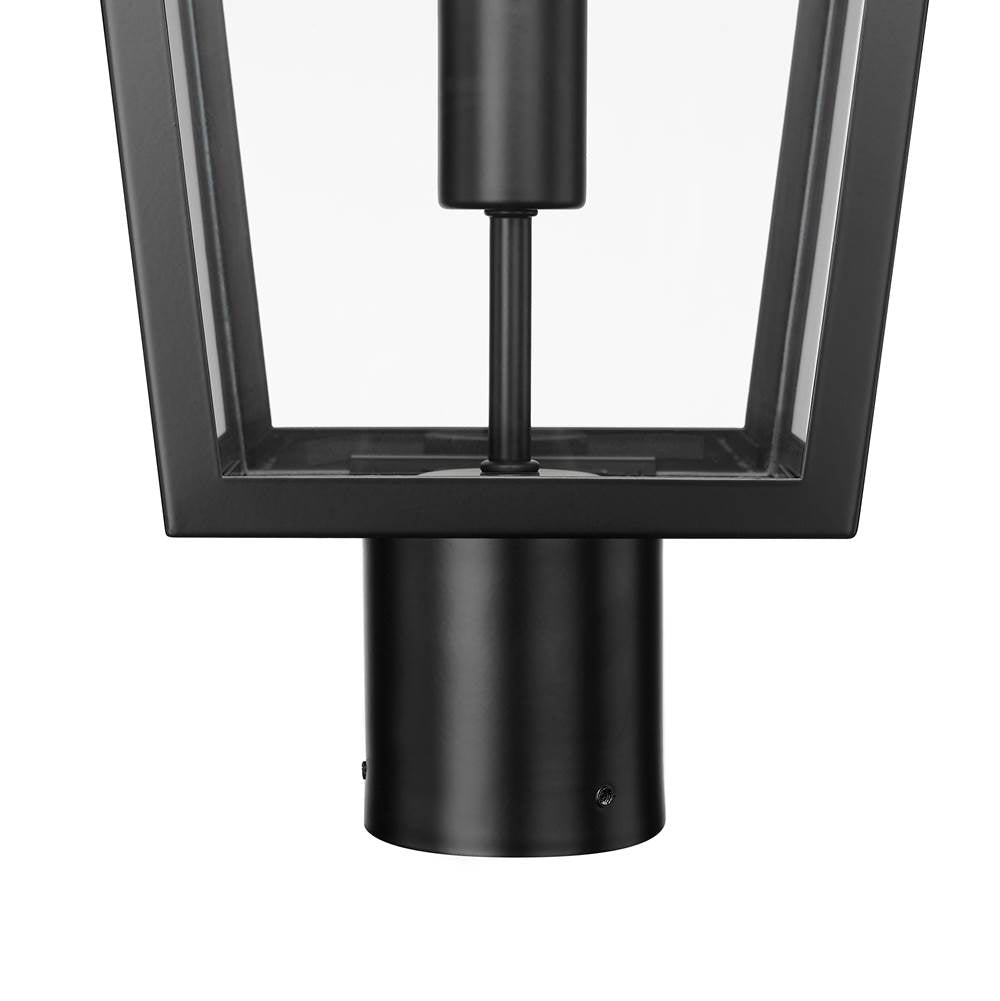 Millennium Lighting 198301-PBK Powder Coated Black Munger 23'' High 1-light Outdoor Post Lantern - Powder Coated Black Image 3