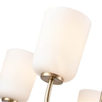 Millennium Lighting 214005-MG Modern Gold Laphia 27'' Wide 5-light Chandelier - Modern Gold Image 5