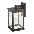Millennium Lighting 4111-PBK Powder Coat Black Outdoor Wall Sconce Image 1
