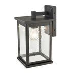Millennium Lighting 4111-PBK Powder Coat Black Outdoor Wall Sconce Image 1