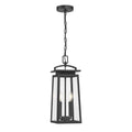 Millennium Lighting 66102-PBK Powder Coated Black Kendrix 7.5'' Wide 2-light Outdoor Hanging Lantern Image 1