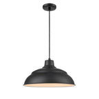 Millennium Lighting LEDRWHC17-SB Satin Black Cord Hung Warehouse Image 3