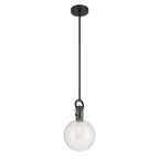 Millennium Lighting 204101-MB Matte Black Glanora  8'' Wide 1-light Mini Pendant Image 1