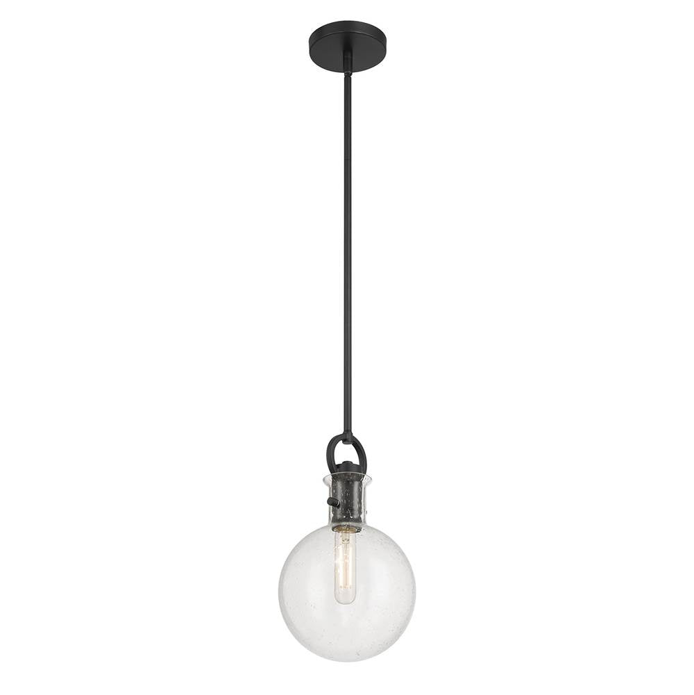 Millennium Lighting 204101-MB Matte Black Glanora  8'' Wide 1-light Mini Pendant Image 1
