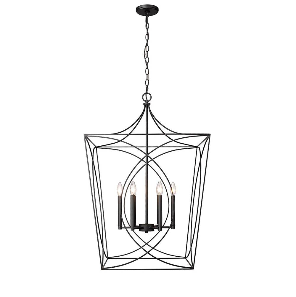 Millennium Lighting 4003-MB Matte Black Pendant Light Image 1